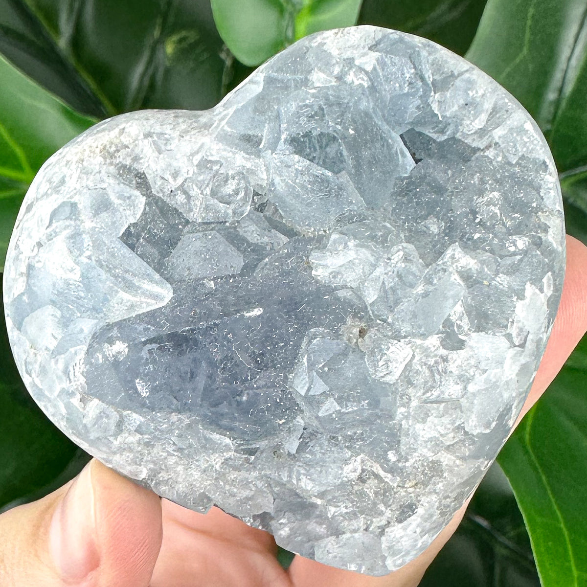 Celestite Heart Crystal | Calming, Peaceful & Spiritual Energy
