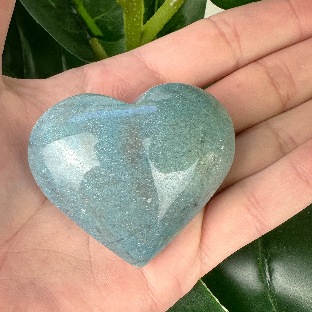 Trolleite Heart Crystal | Intuition, Peace & Spiritual Growth