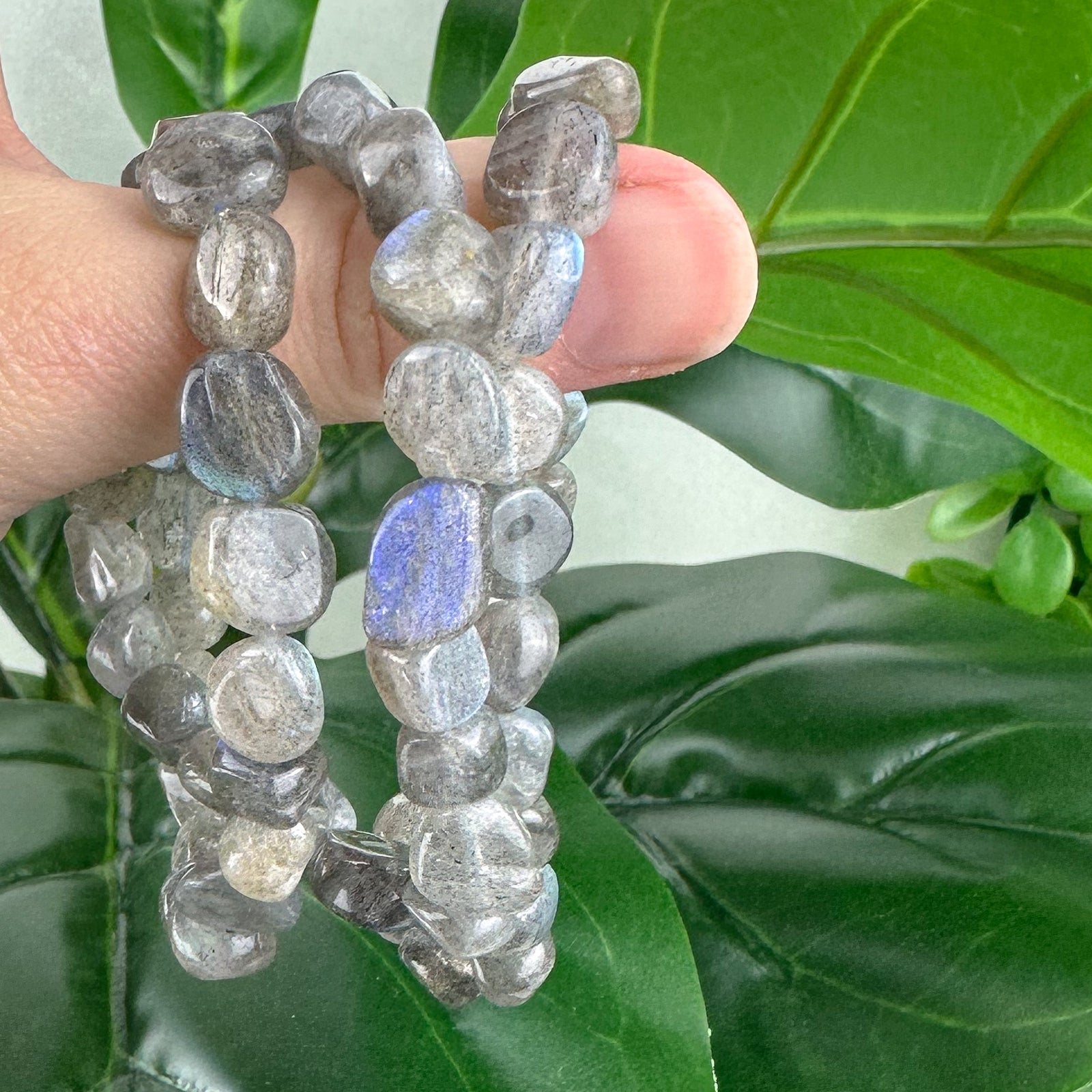 Labradorite Nugget Bracelet – Intuition & Transformation
