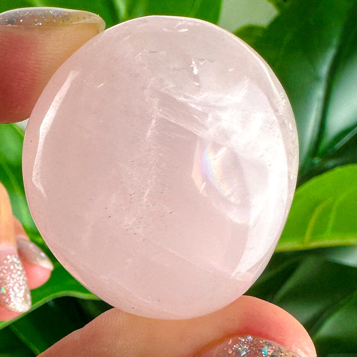 Rose Quartz Palm Stone And Tumbles- Choose Your Own!