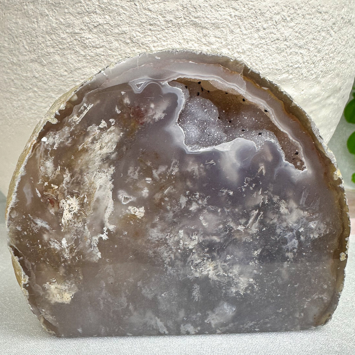Premium Agate Geode | Natural Druzy Crystal Statement Piece
