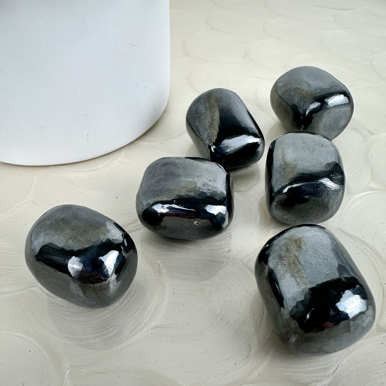 High-Quality Tumbled Hematite