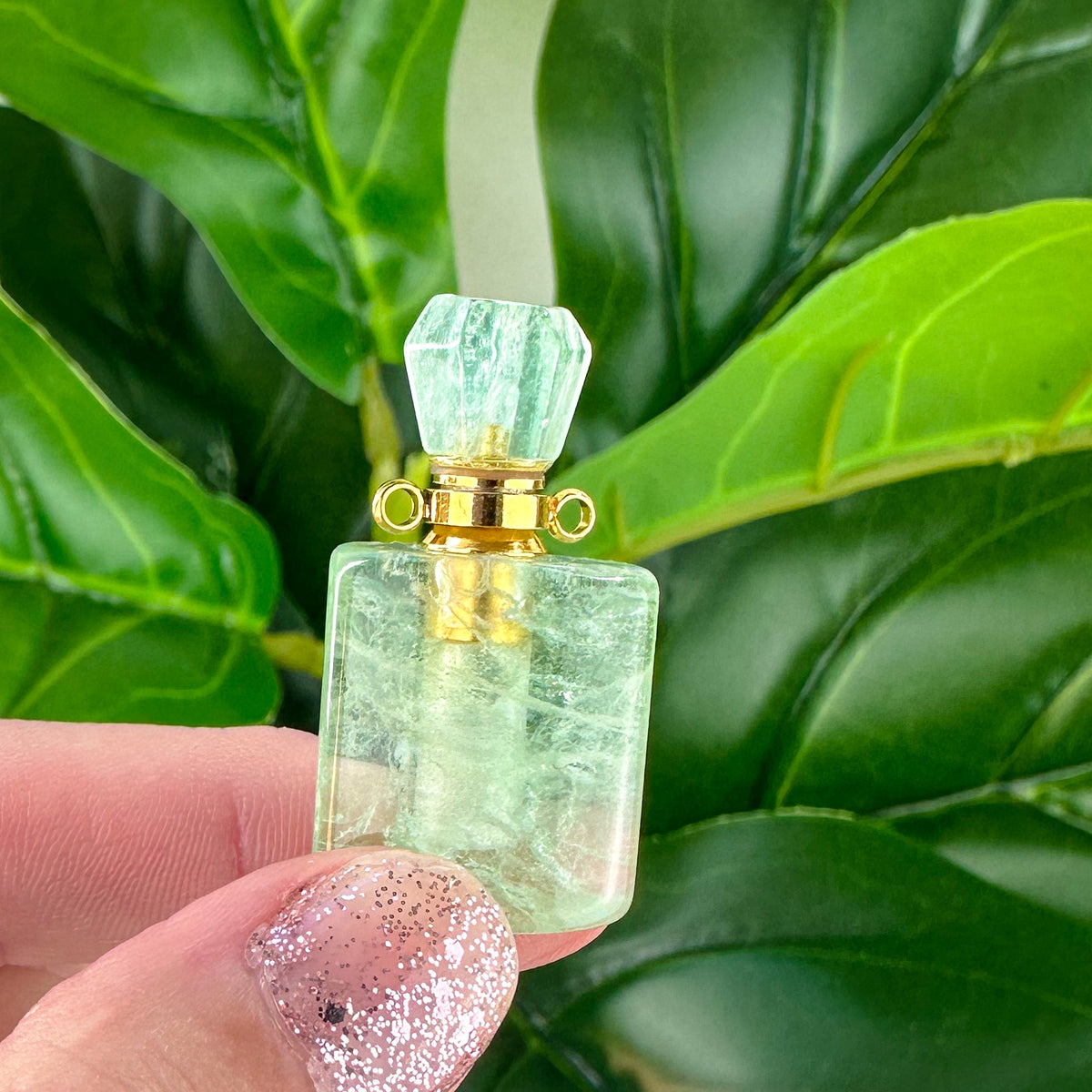 Cute Mini Crystal Perfume Bottle Carvings