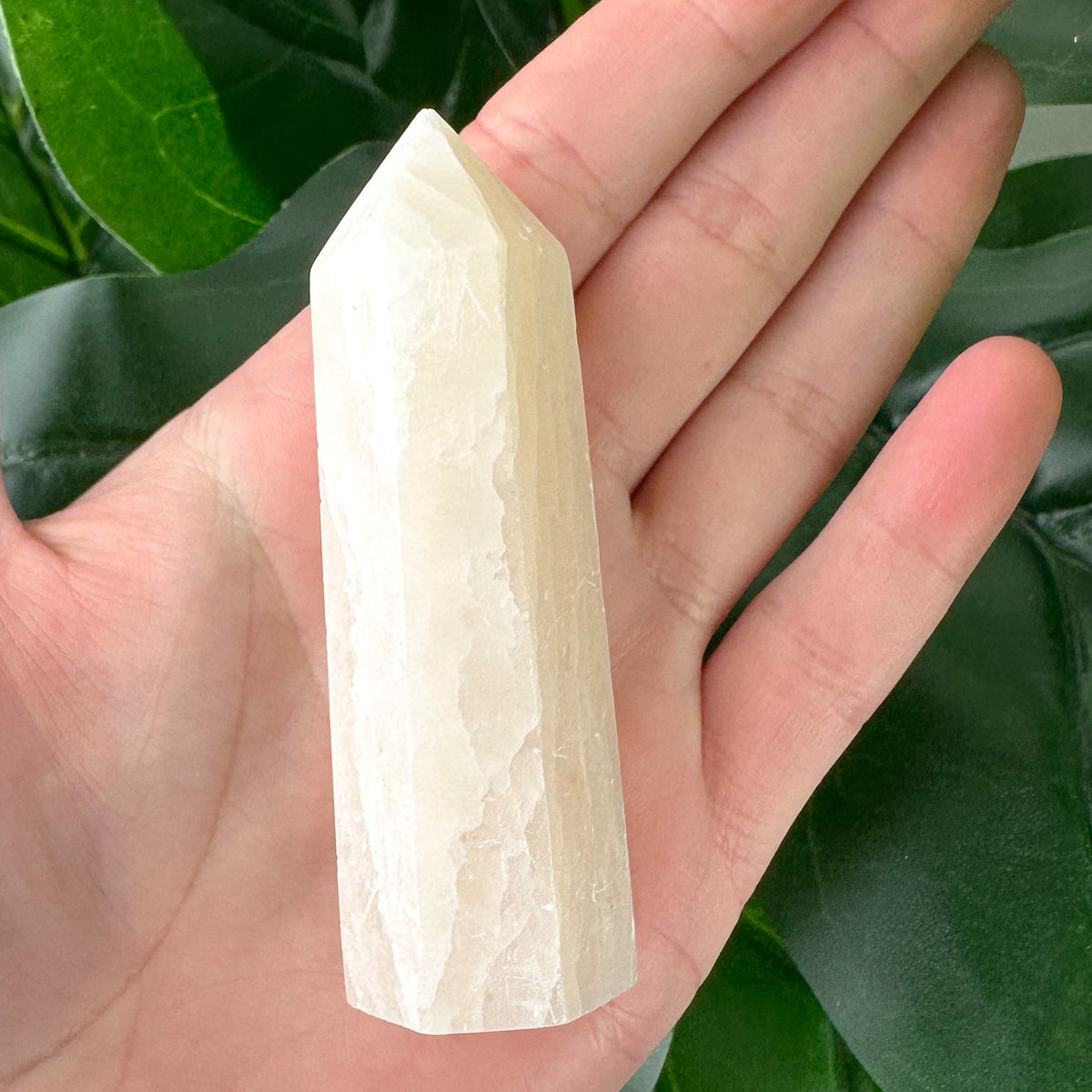 Peach Selenite Tower | Satin Spar | Energy Cleansing | Choose Your Piece