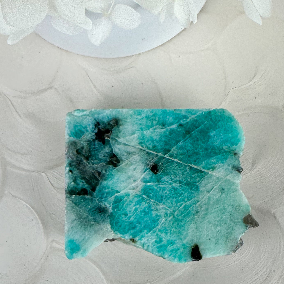 Unique Amazonite Small Slab - Polished Face
