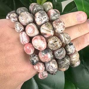 Rhodochrosite Nugget Bracelet | Self Love & Emotional Healing