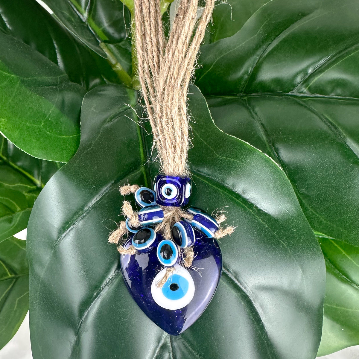Evil Eye Heart Hanging | Protection Charm | Multi Eye Design