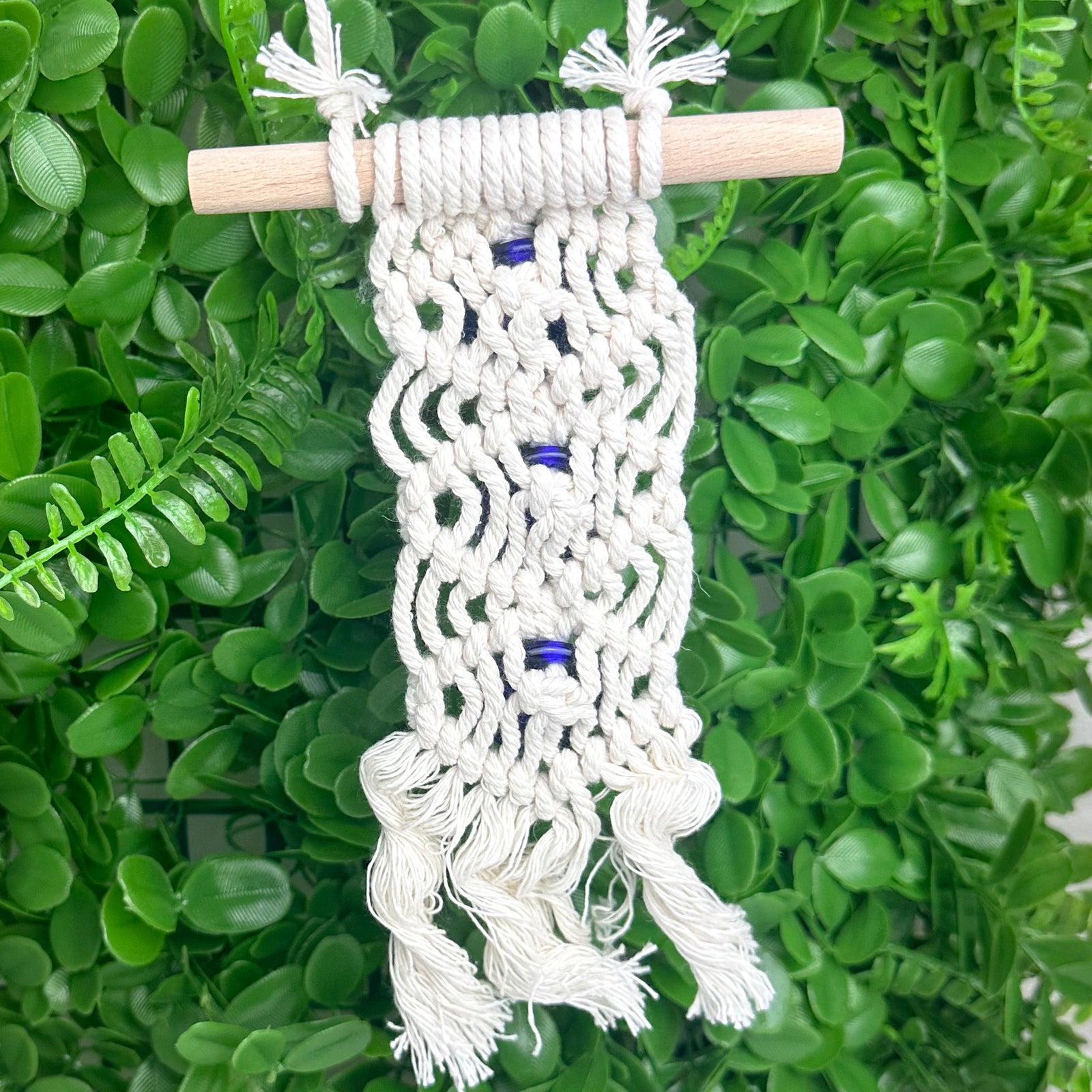 Evil Eye Macrame Wall Hanging | Boho Protection Decor
