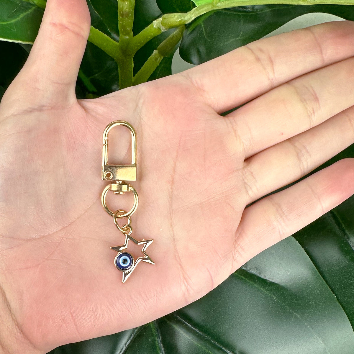Evil Eye Keychain | Star Protection Charm