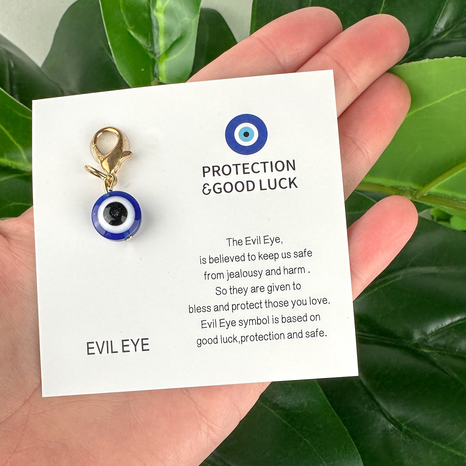 Evil Eye Clip Charm | Protection & Good Luck Keychain