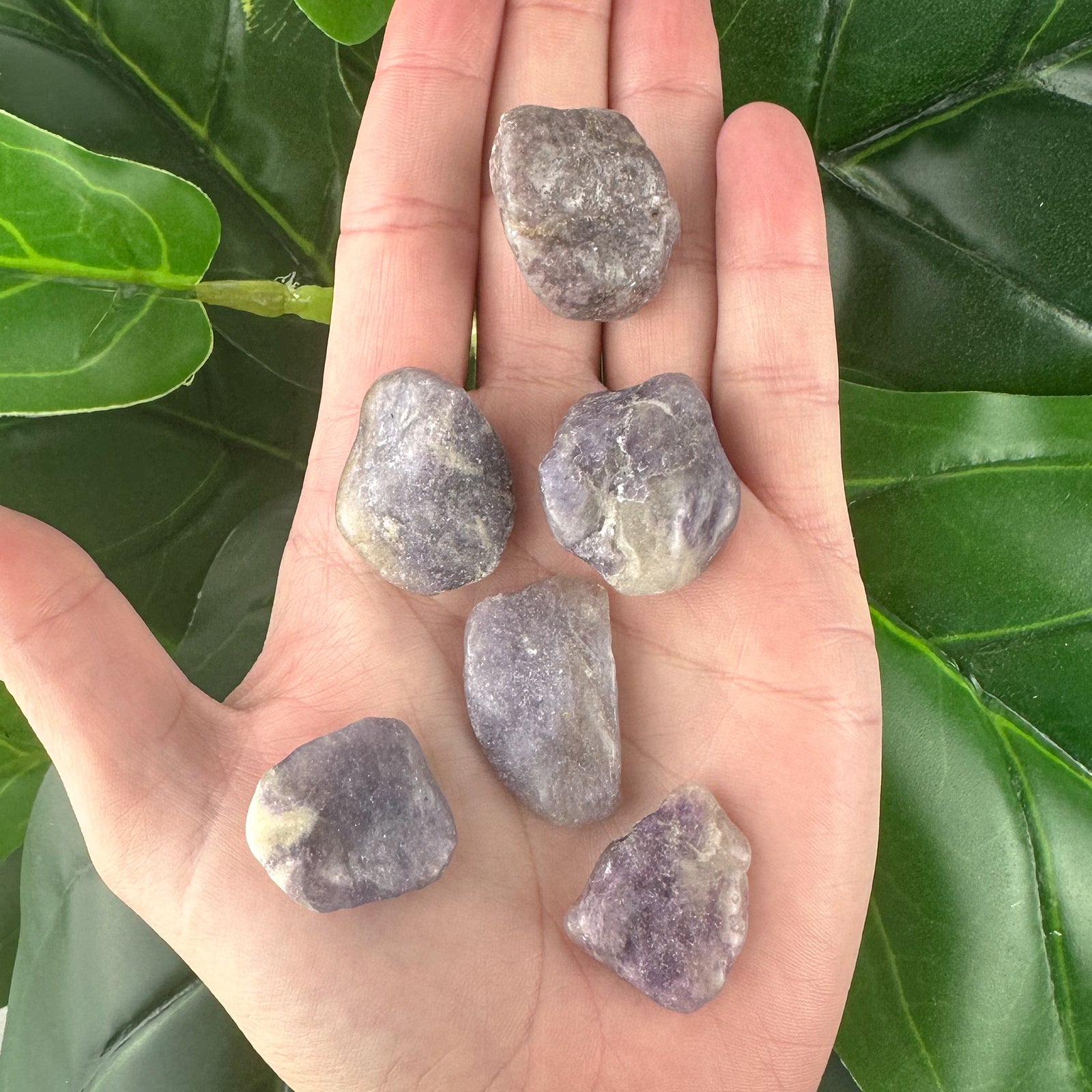 Lepidolite Tumbled Stone | Calm & Stress Relief | Healing Crystal