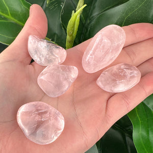 Rose Quartz Tumbled Stone | Love & Emotional Healing | Healing Crystal