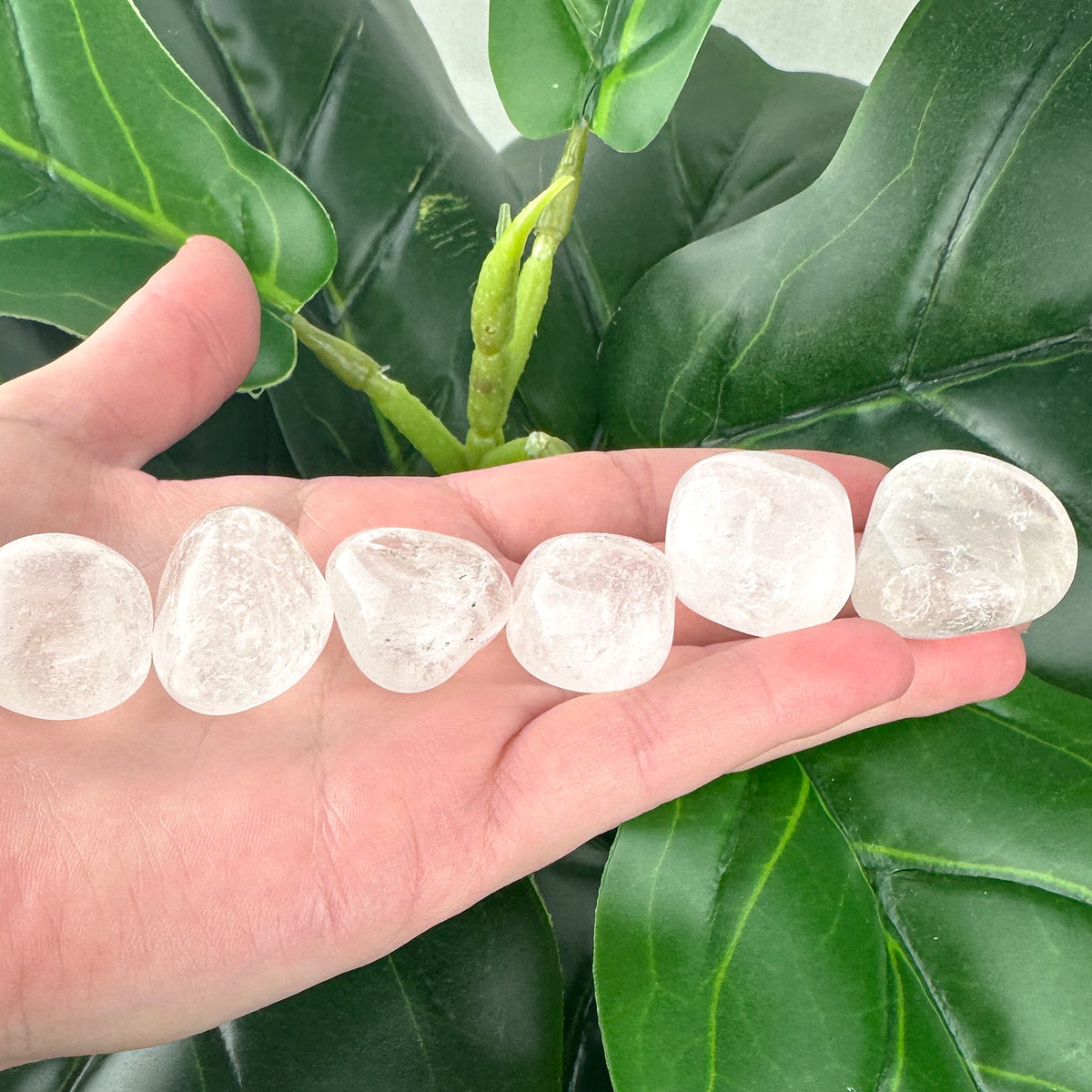Clear Quartz Tumbled Stone | Clarity & Energy Amplification | Healing Crystal