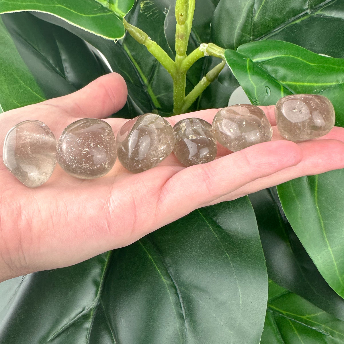 Smoky Quartz Tumbled Stone | High Quality | Grounding & Protection