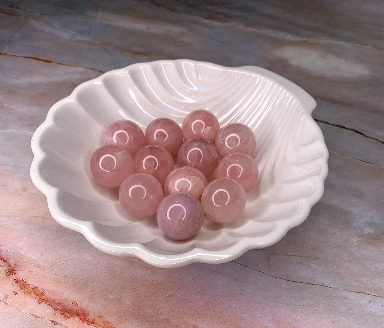 Mini Rose Quartz Sphere