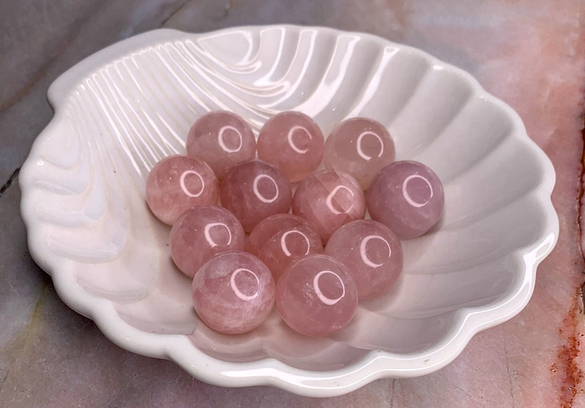Mini Rose Quartz Sphere