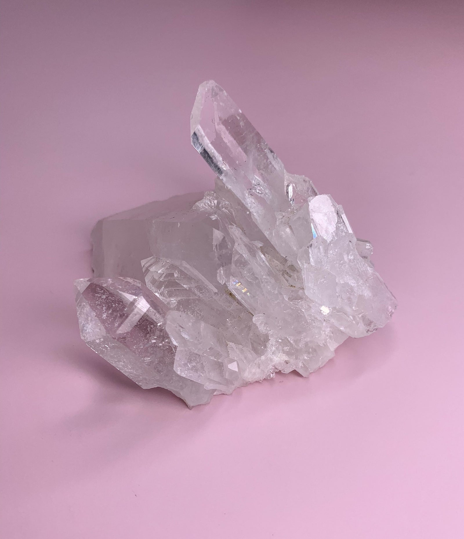 Natural Clear Quartz Cluster