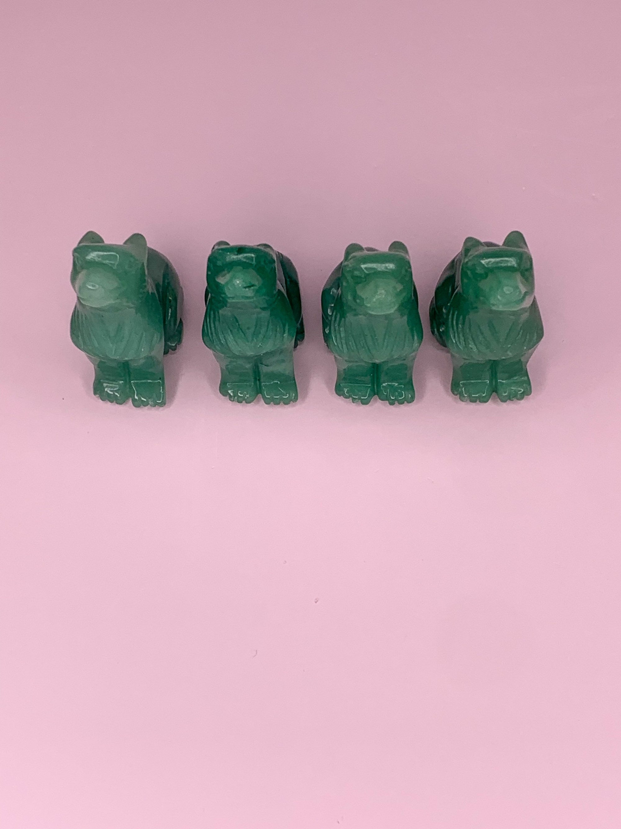 Green Aventurine Wolf