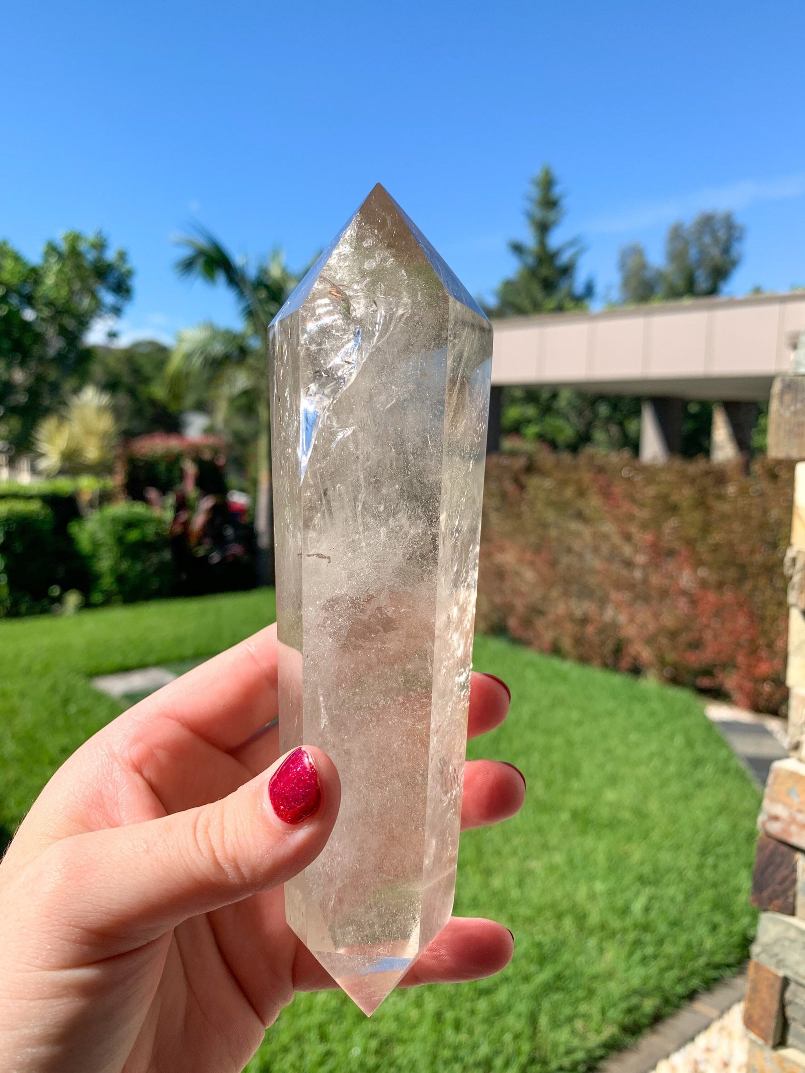 Large Smoky Quartz Point