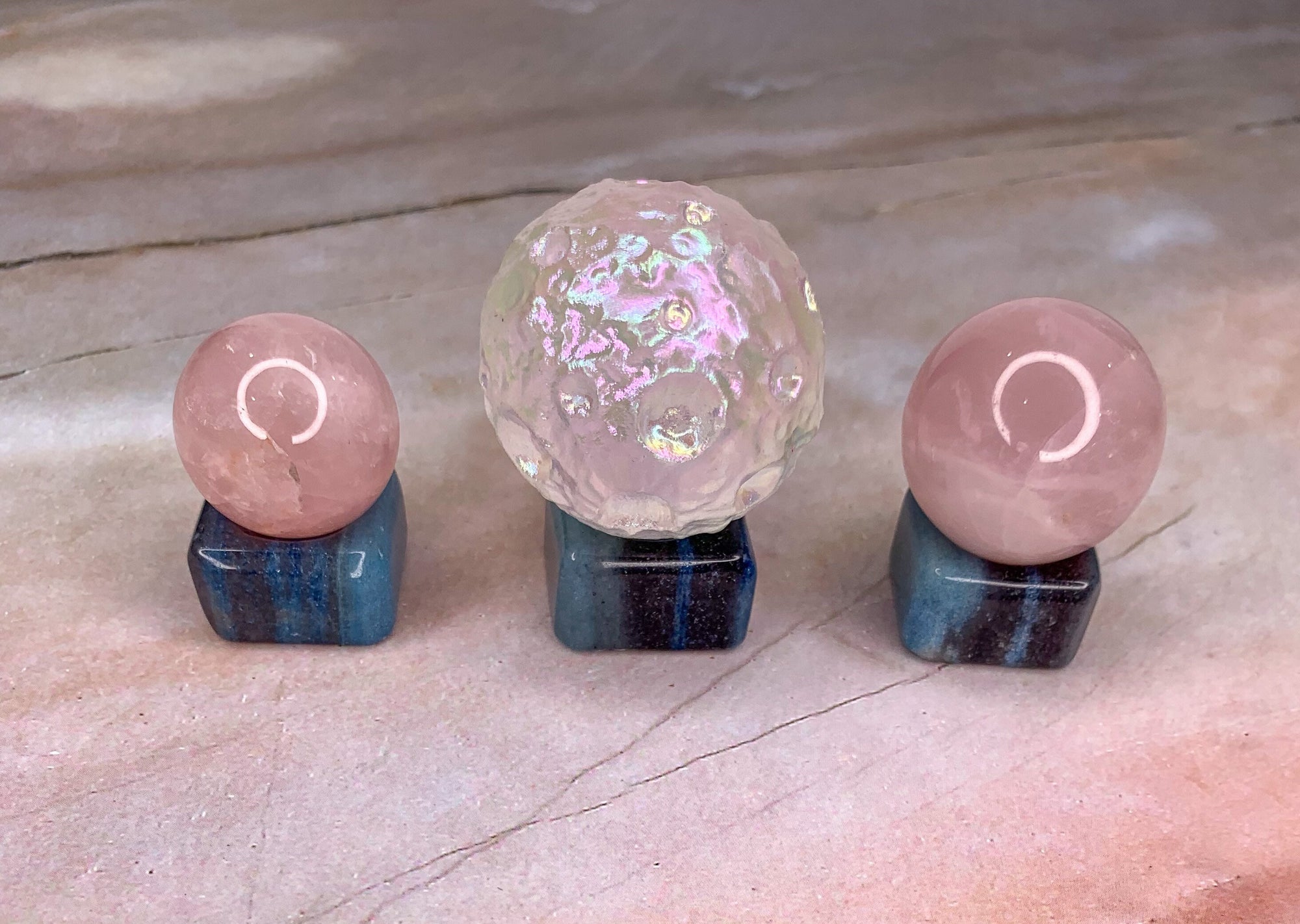 Trolleite Crystal Sphere Stand Carving