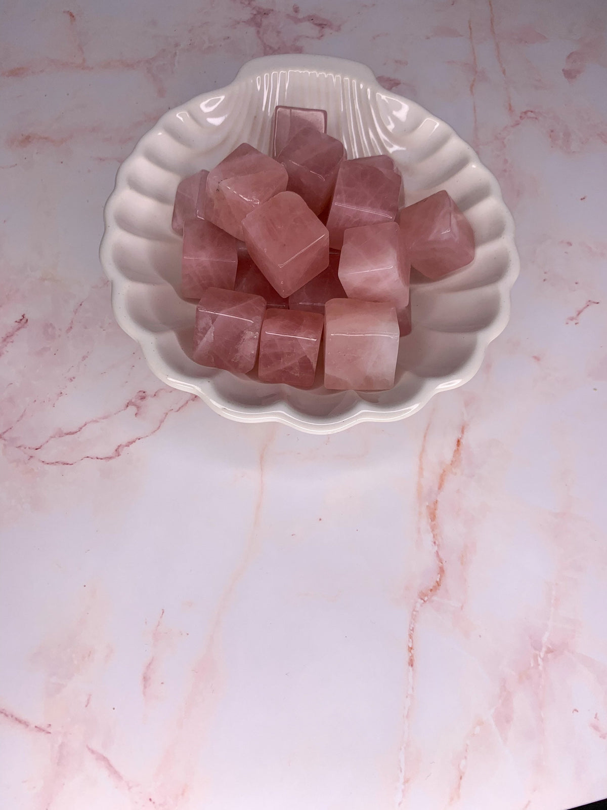 Rose Quartz Cube