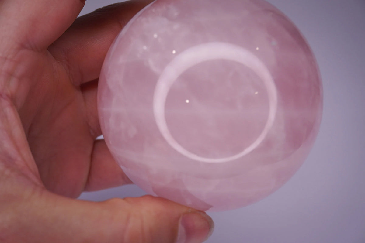 Large Rose Quartz Sphere