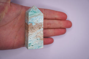 Hemimorphite Druzy Tower