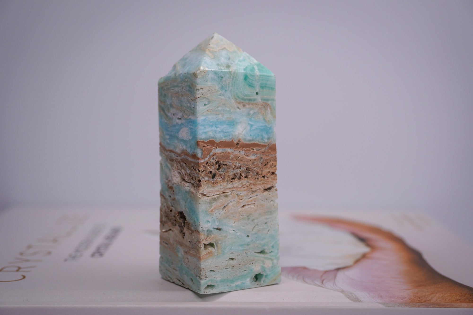 Hemimorphite Druzy Tower