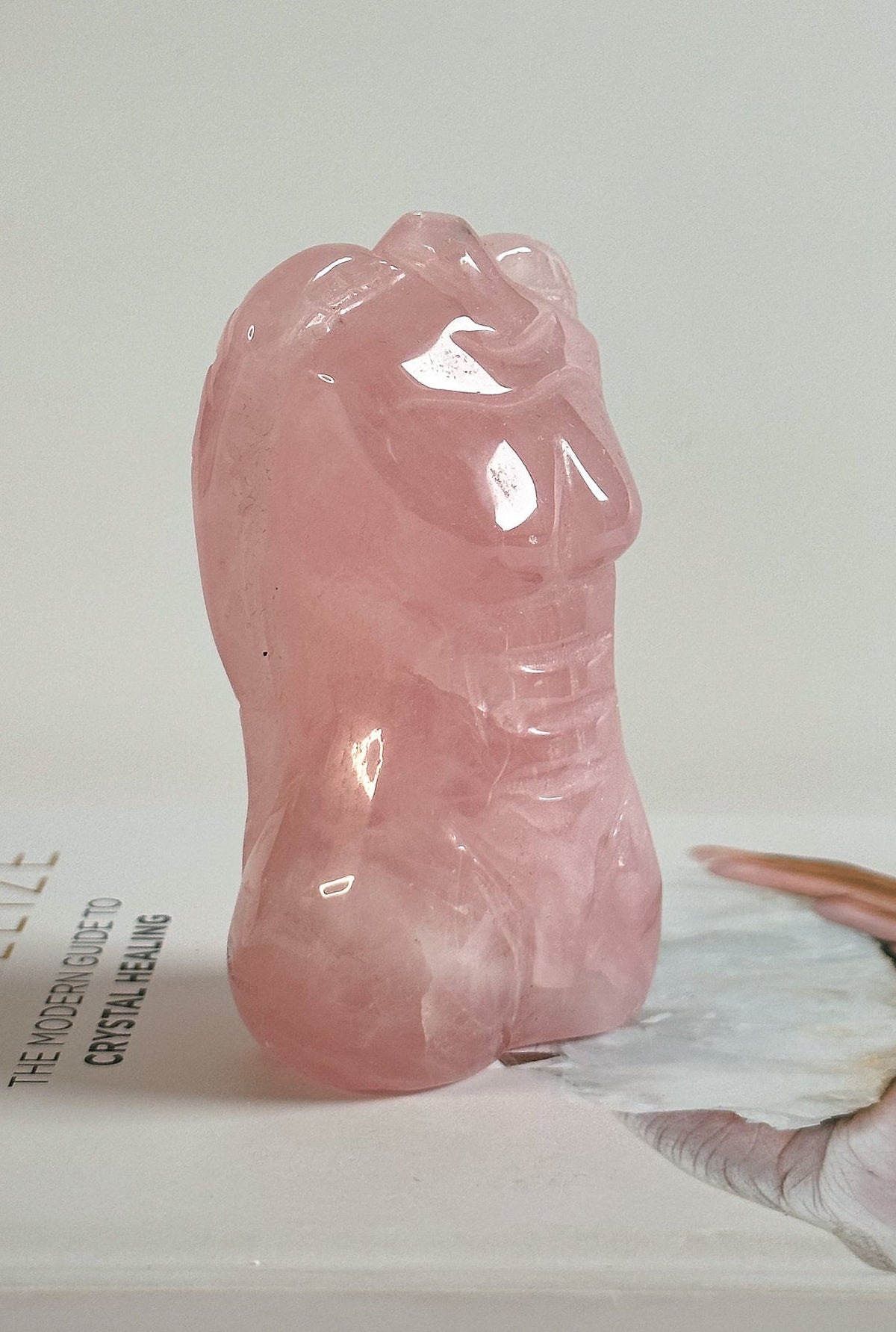 Rose Quartz Naked Angel Crystal