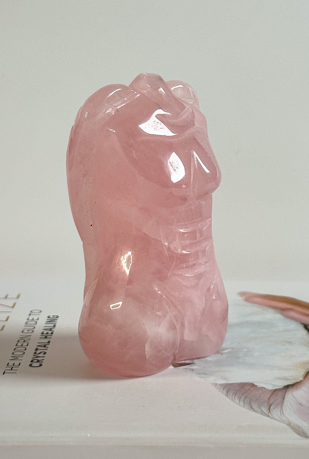 Rose Quartz Naked Angel Crystal