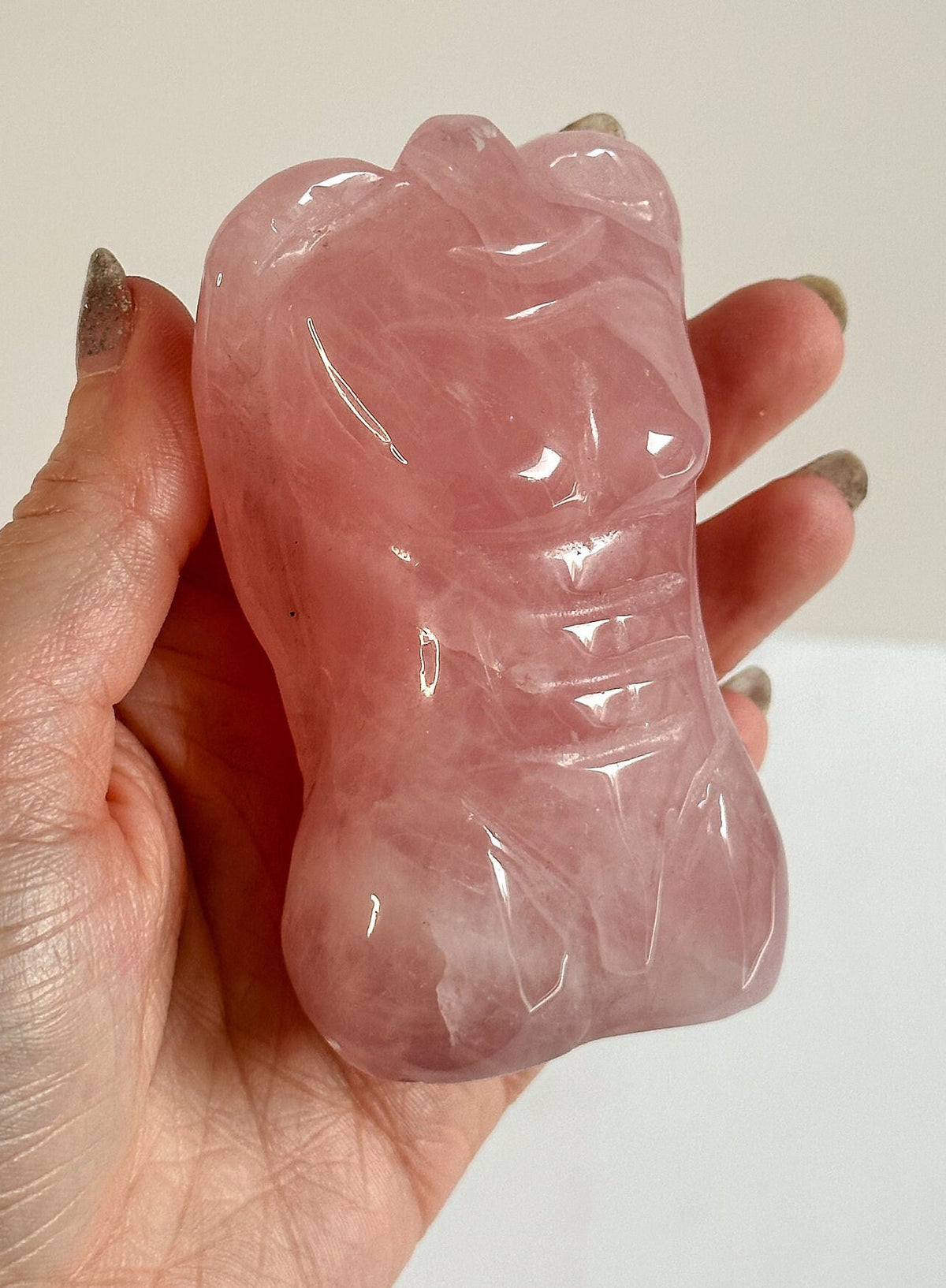 Rose Quartz Naked Angel Crystal