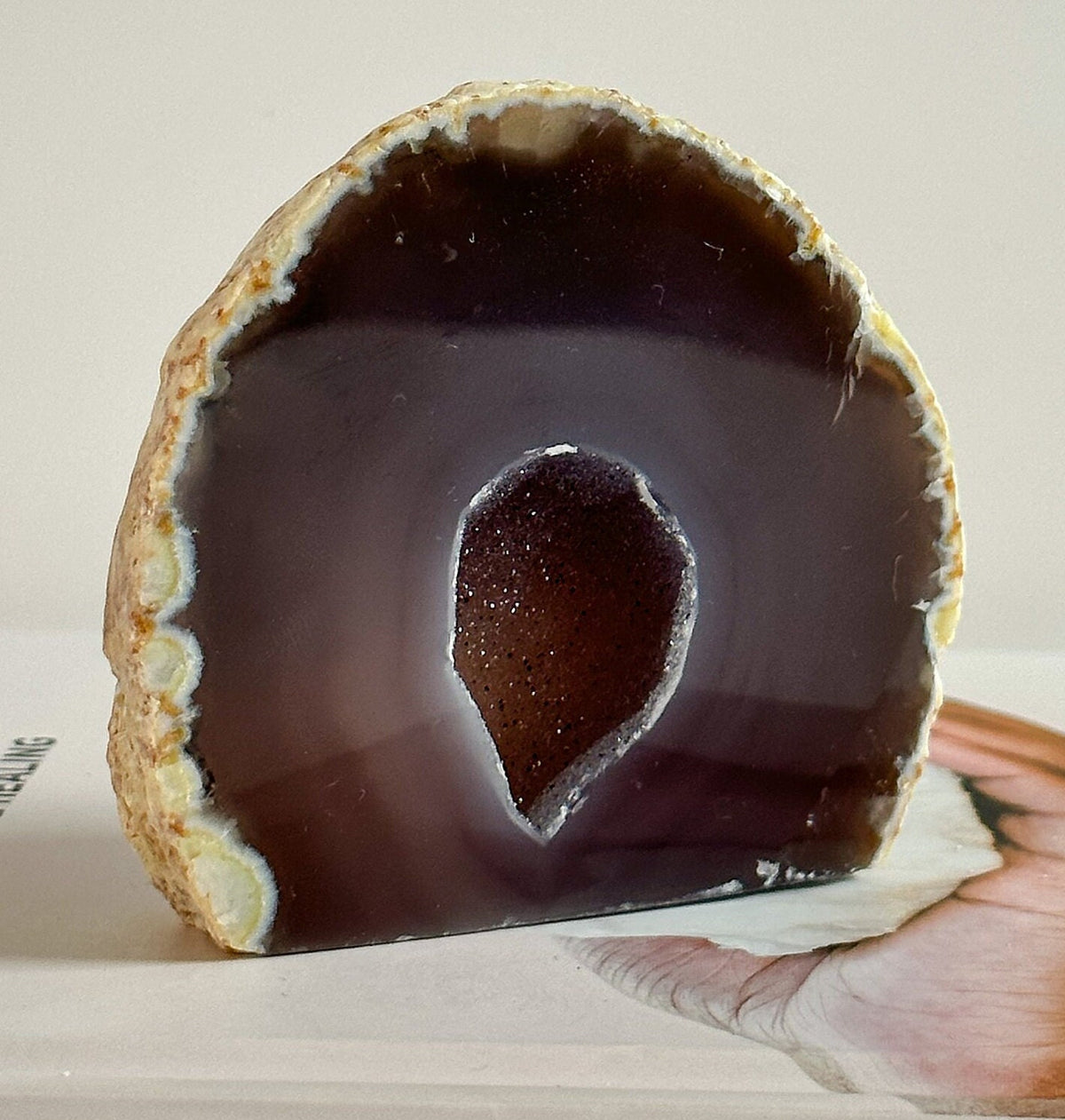 Agate Geode Natural Base cut