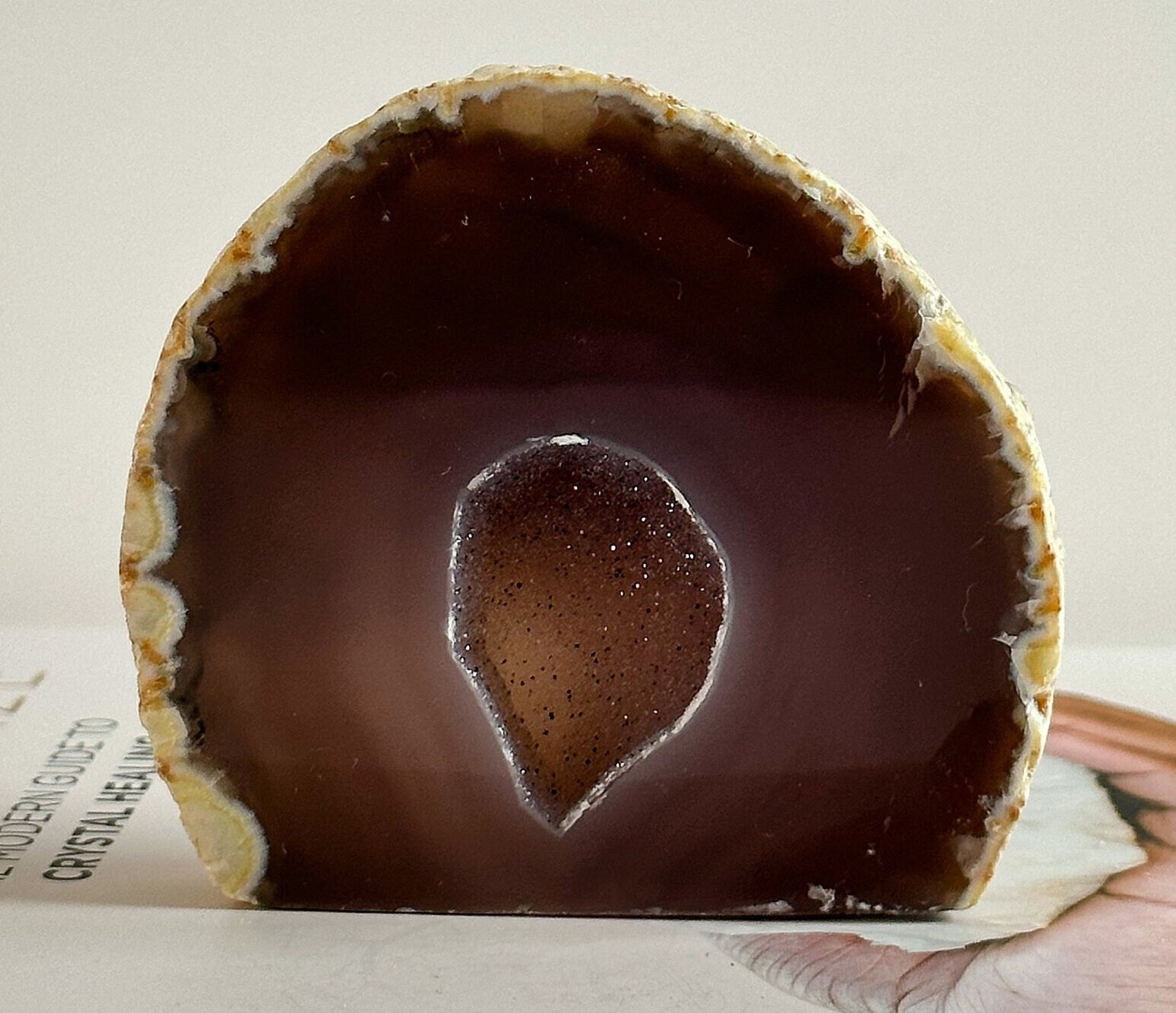 Agate Geode Natural Base cut