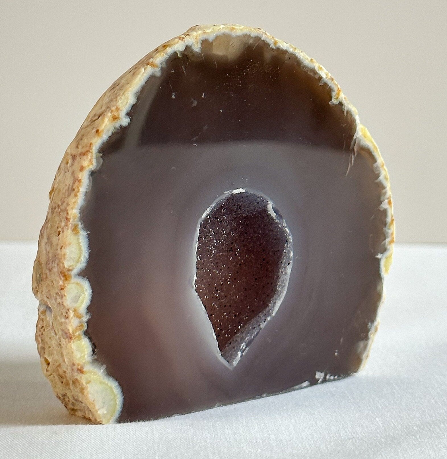 Agate Geode Natural Base cut
