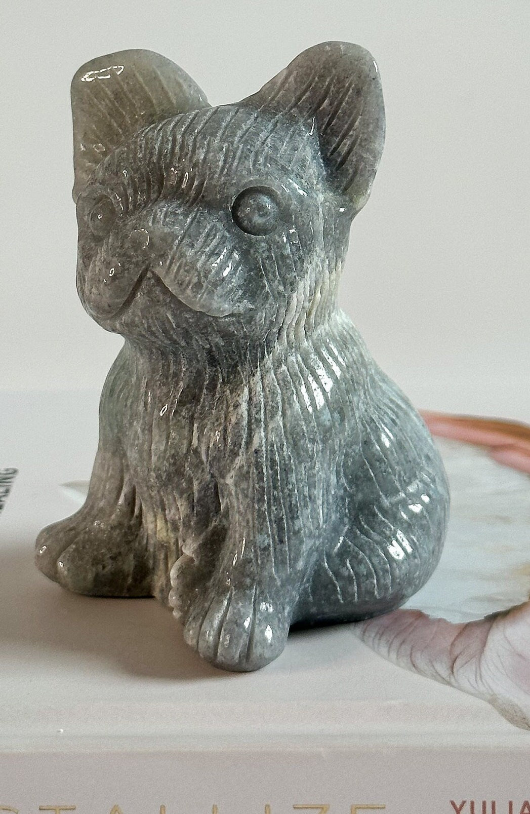 Trolleite French Bulldog Hand Carved