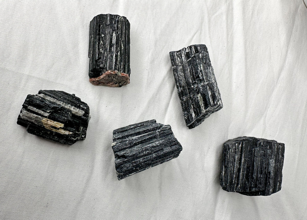 Enchanting Raw Black Tourmaline: Powerful Protection Crystal