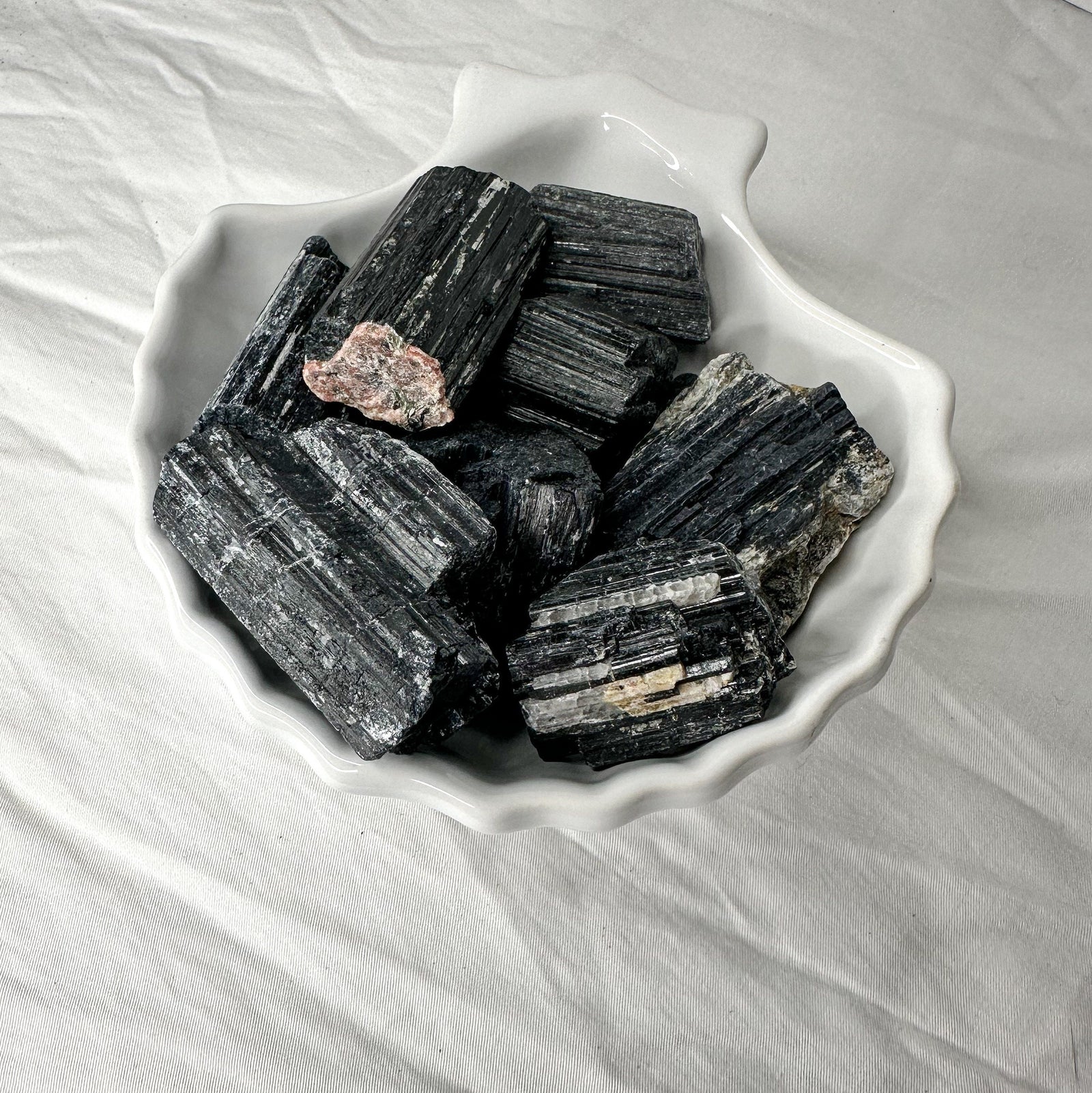 Enchanting Raw Black Tourmaline: Powerful Protection Crystal