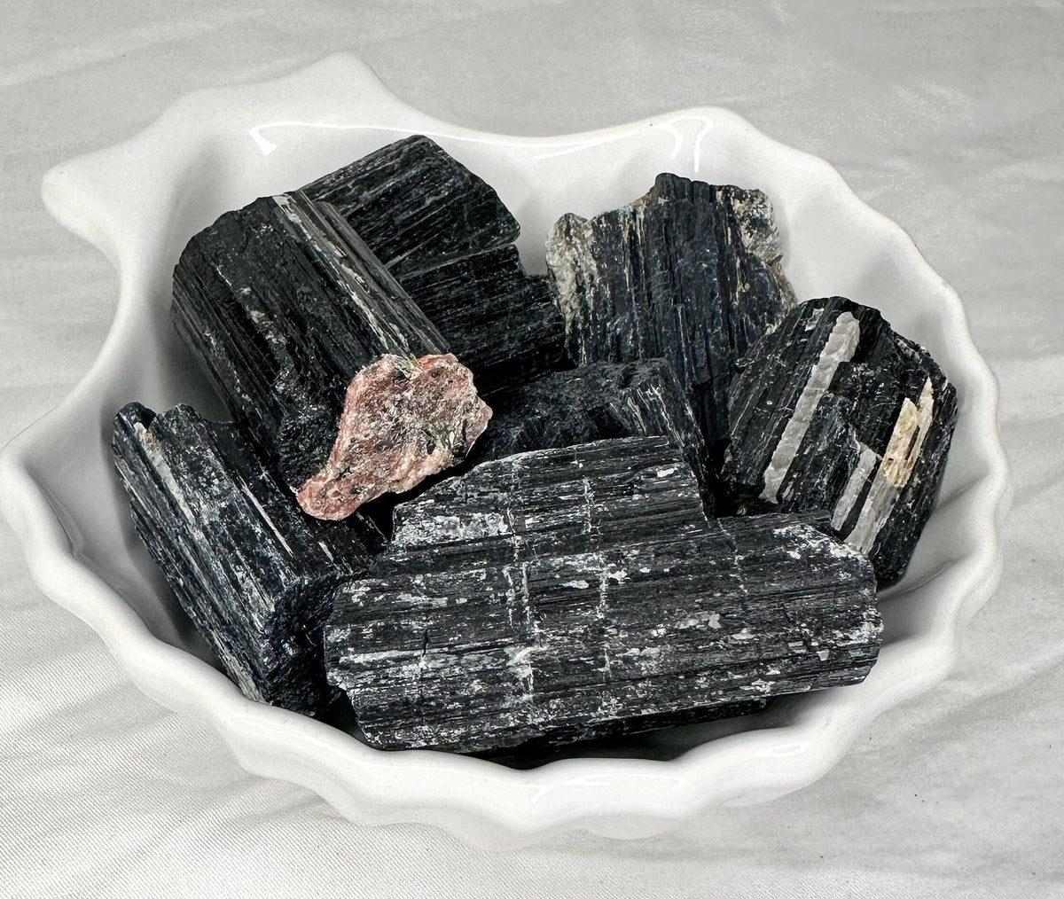 Enchanting Raw Black Tourmaline: Powerful Protection Crystal