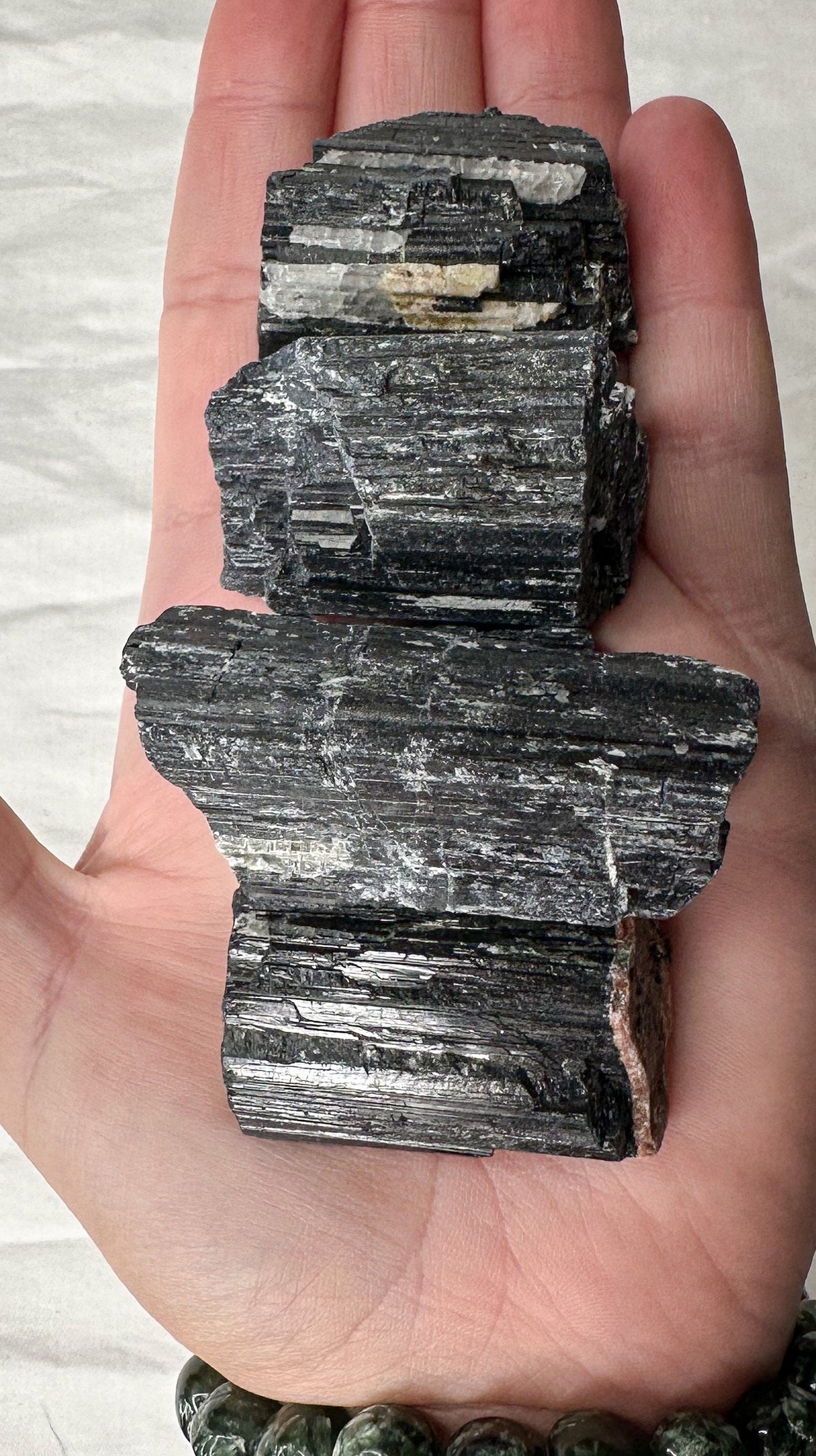 Enchanting Raw Black Tourmaline: Powerful Protection Crystal