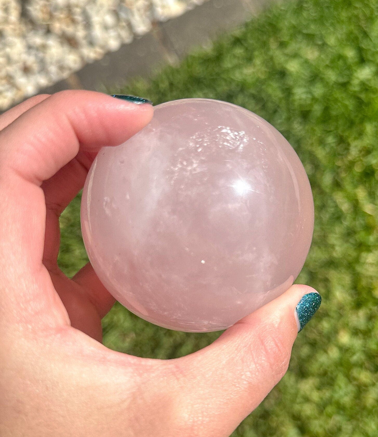 Large Rose Quartz Sphere