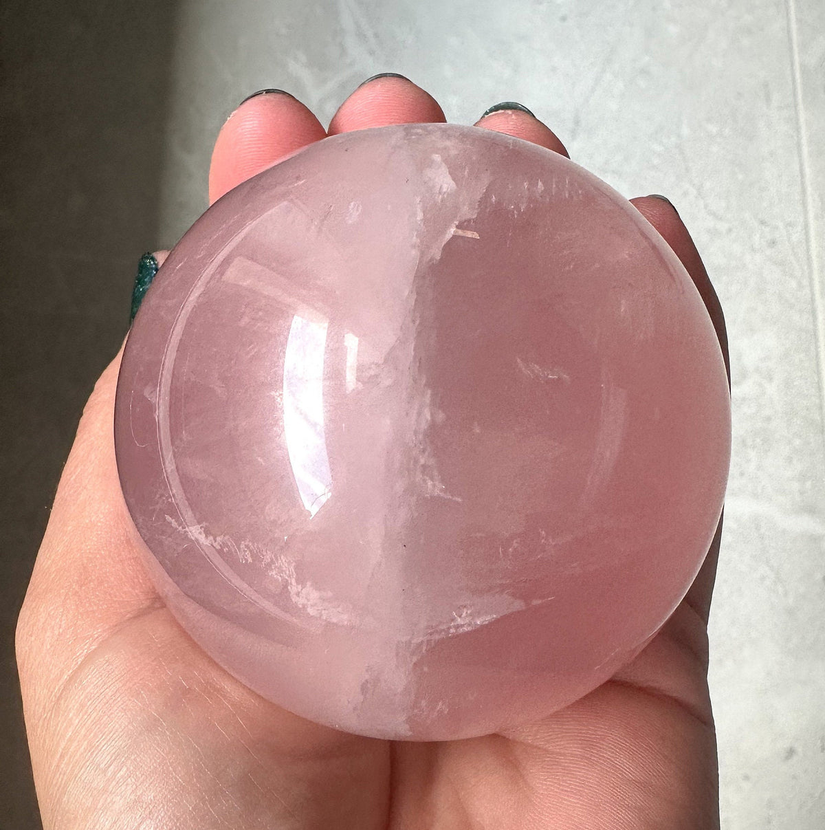 Large Rose Quartz Sphere