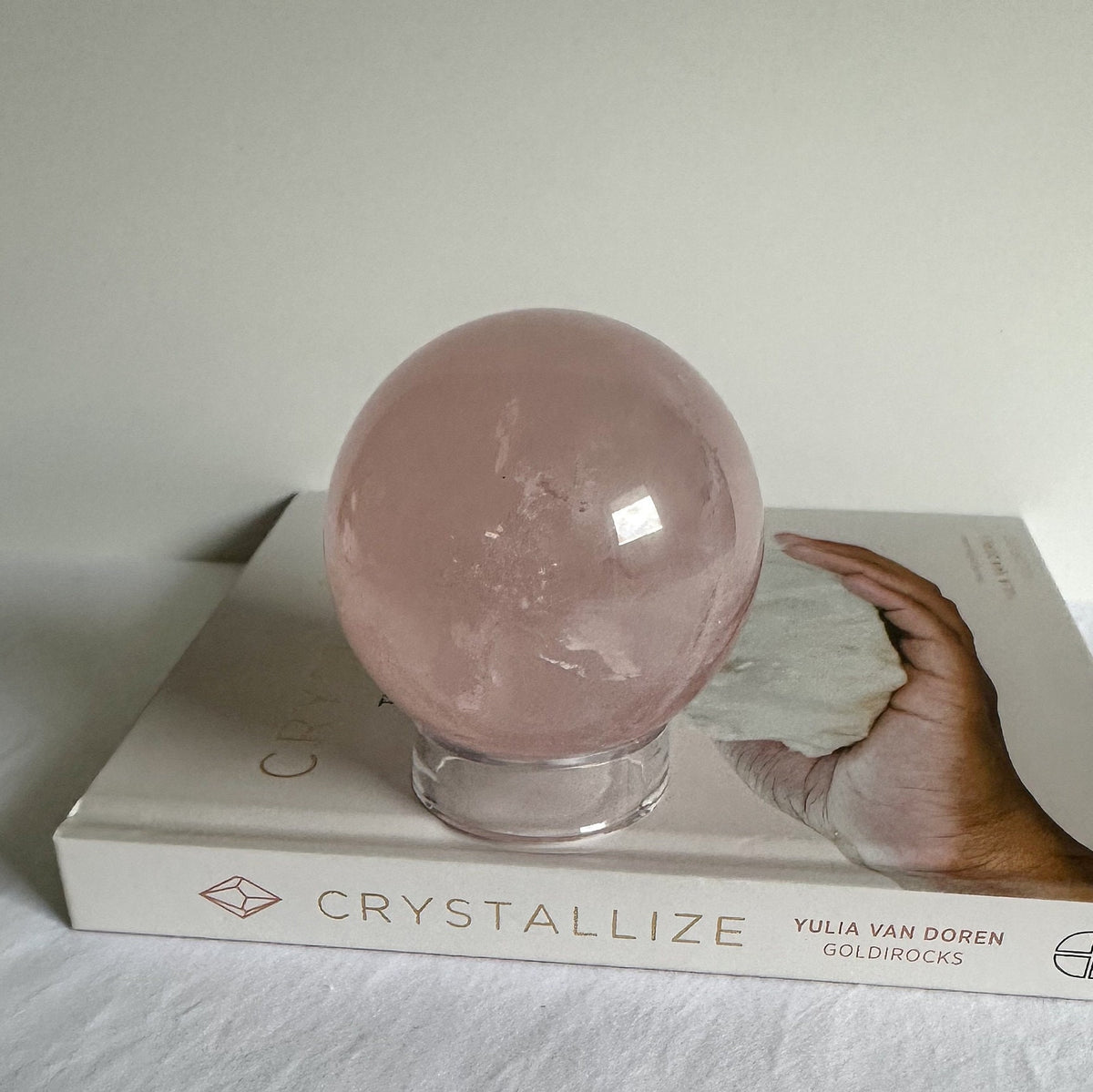 Large Rose Quartz Sphere