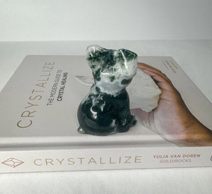 Unique Moss Agate French Bulldog