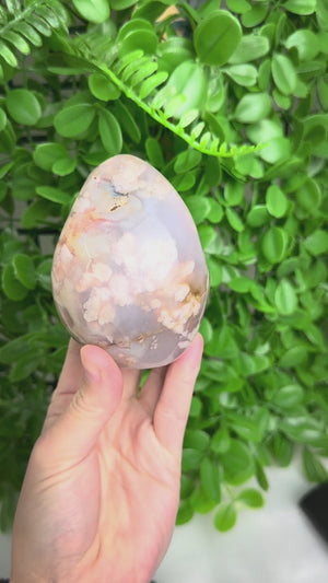 Flower Agate Free Form Crystal | Feminine Energy, Healing & New Beginnings
