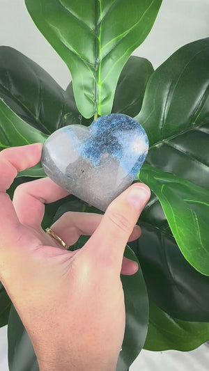 Trolleite Heart Crystal | Intuition, Calm & Spiritual Growth