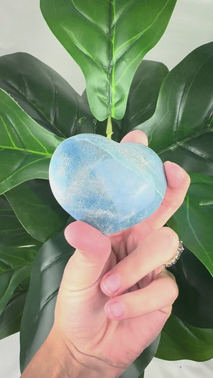 Trolleite Heart Crystal | Calm, Intuition & Spiritual Healing