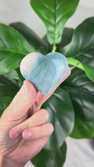 Trolleite Crystal Heart | Peaceful Energy & Intuitive Healing