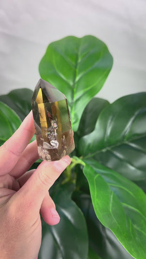 Natural Smoky Citrine Generator | Grounding, Abundance & Protection
