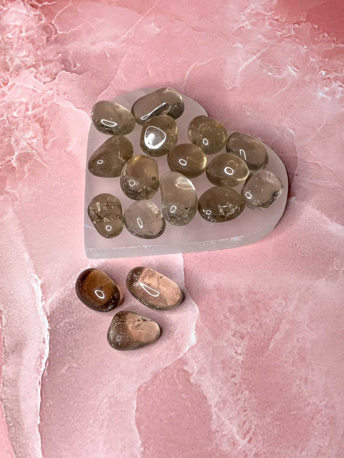 High Quality Smoky Quartz Tumbled Stone