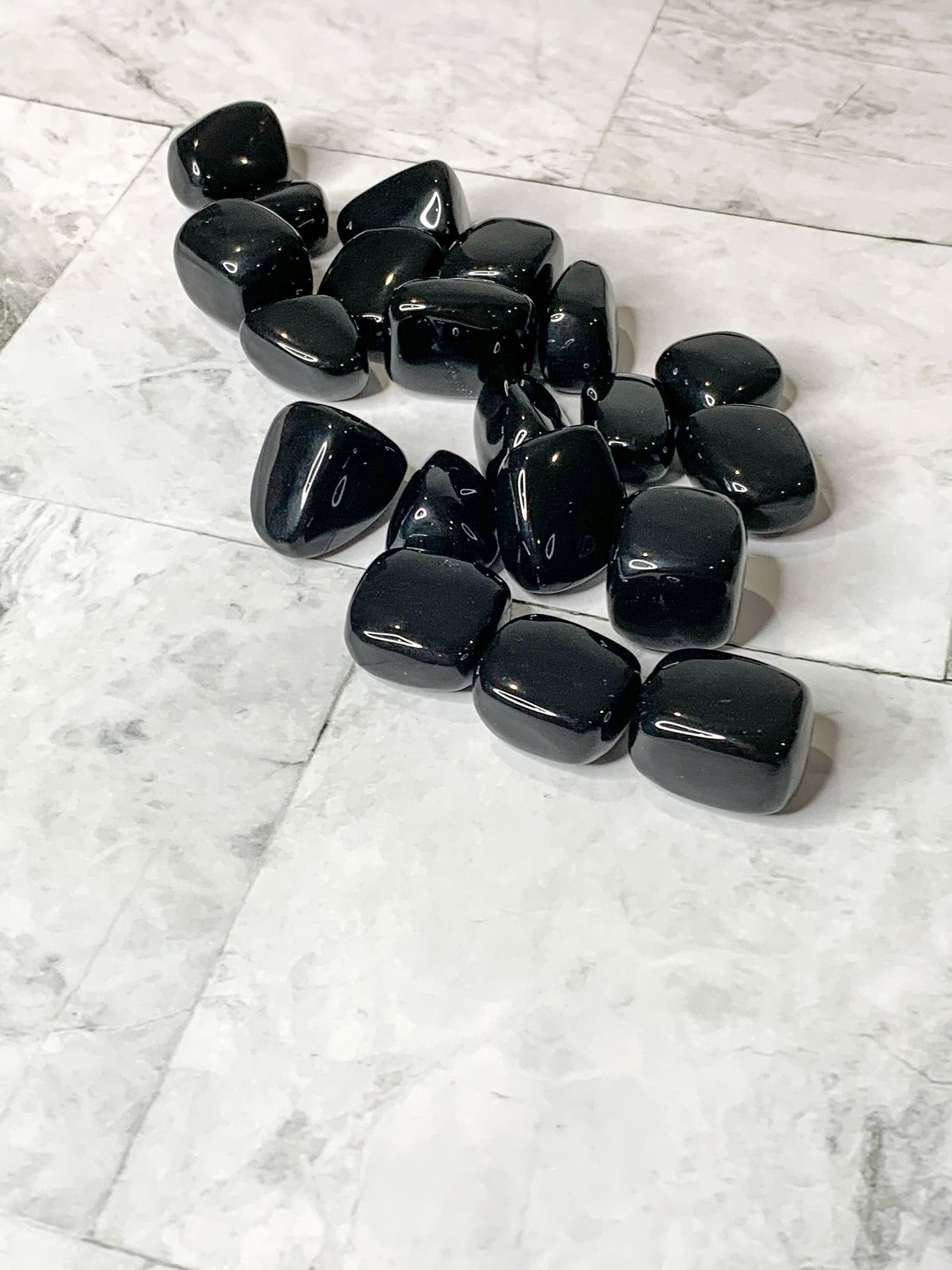 High Quality Black Obsidian Tumbled Stone